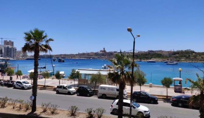 Sliema sea front balcony