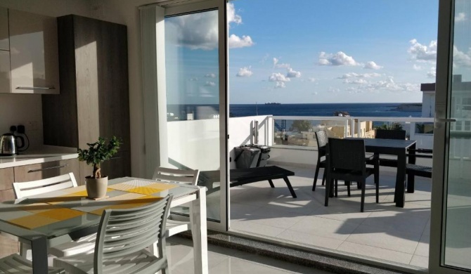 Luxury Sea View Penthouse with large terrace IROM1-1